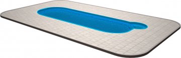 Plastový Bazén 7x3 m, oválný (kompletní set)
