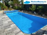 Plastový bazén 7x3x1,5m se slanou vodou - Břeclav
